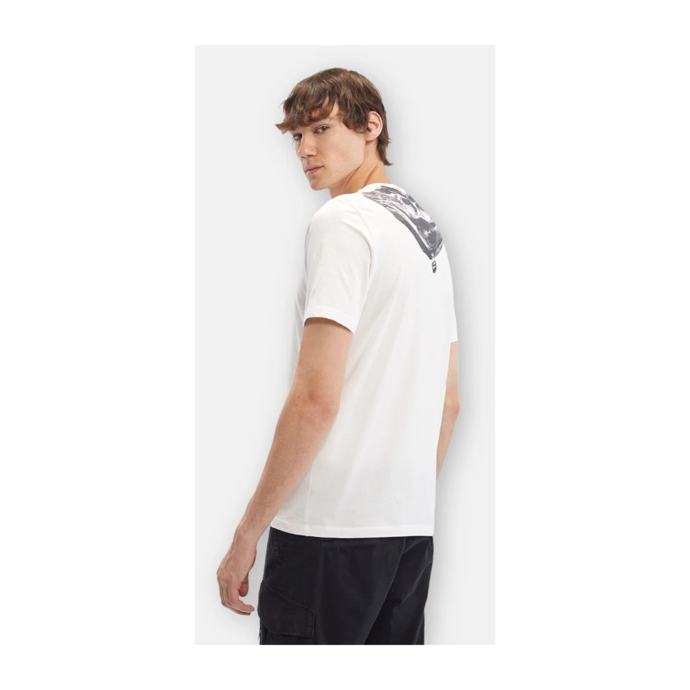 C.P. Company Goggle Hood Grafisch T-shirt White Heren