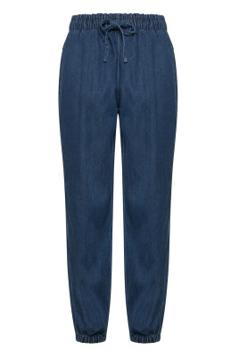 dark-blue-denim-jogger-pants