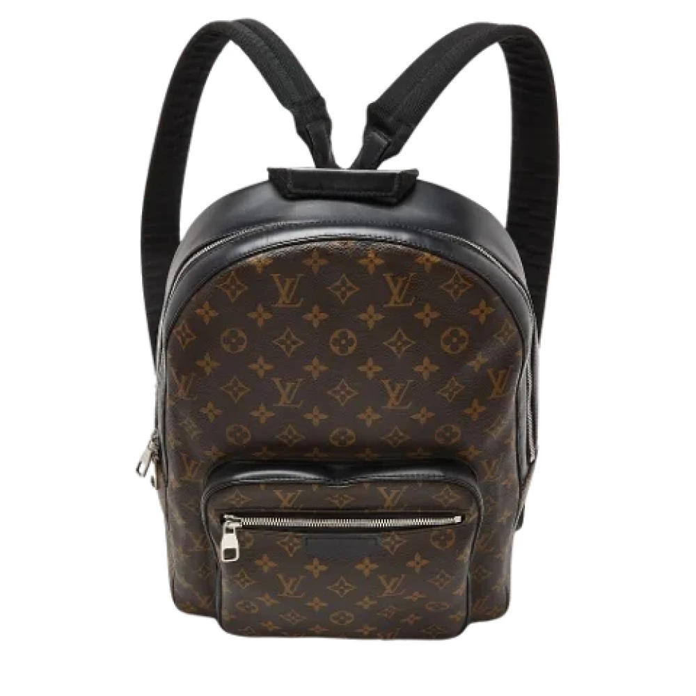 Louis Vuitton Vintage Pre-owned Leather backpacks Brown Dames