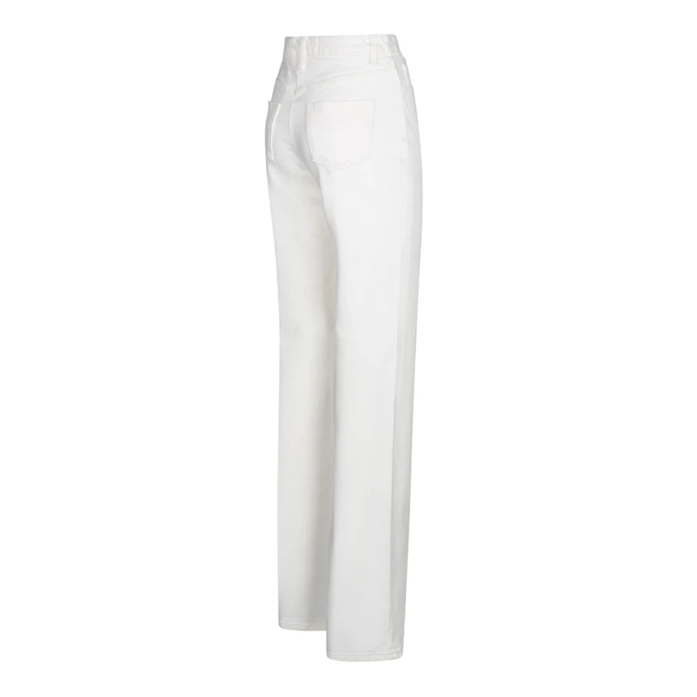Elisabetta Franchi Straight Jeans White Dames