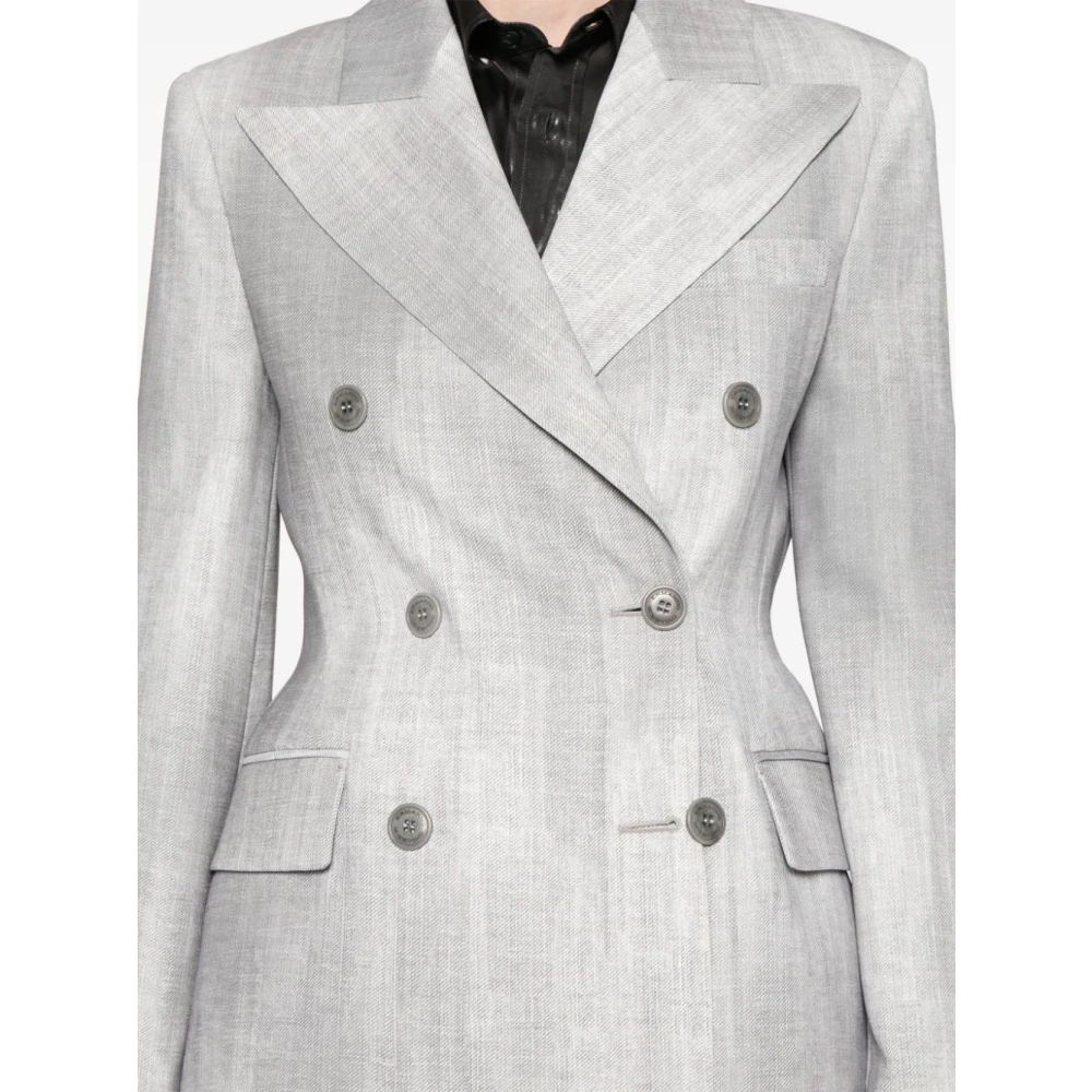 Ermanno Scervino Lichtgrijs Beige Dames Buitenkleding Aw24 Gray Dames