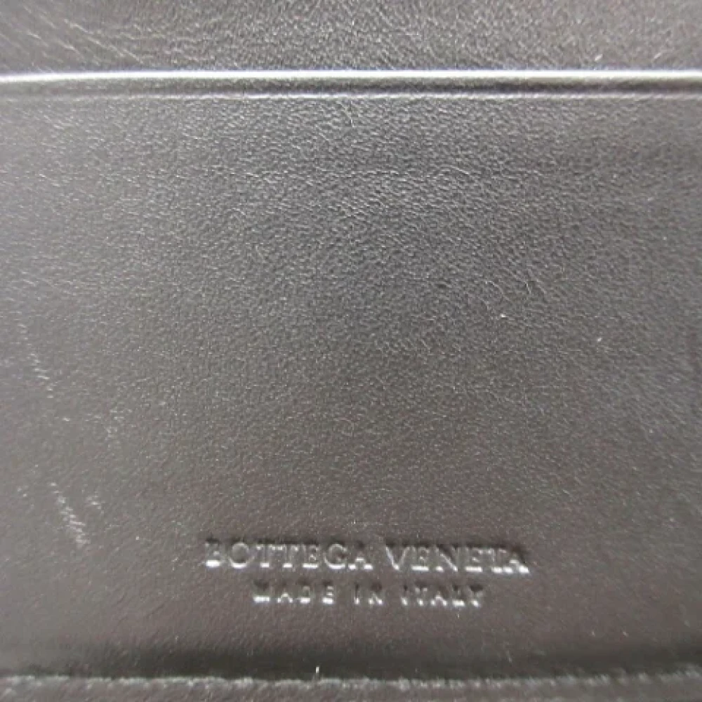 Bottega Veneta Vintage Pre-owned Leather wallets Black Heren