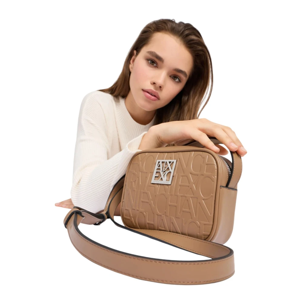 Armani Exchange Schoudertas Brown Dames