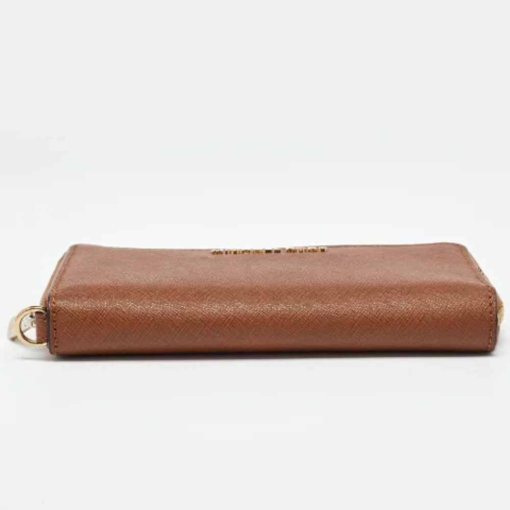 Michael Kors Pre-owned Leather wallets Brown Dames