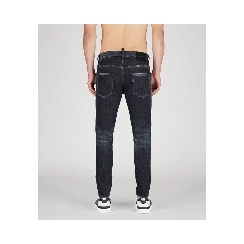 Dsquared2 Zwarte Skater Jeans Black Heren