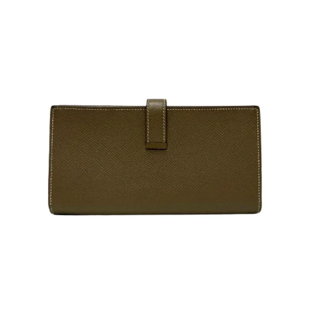 Hermès Vintage Pre-owned Leather wallets Brown Dames