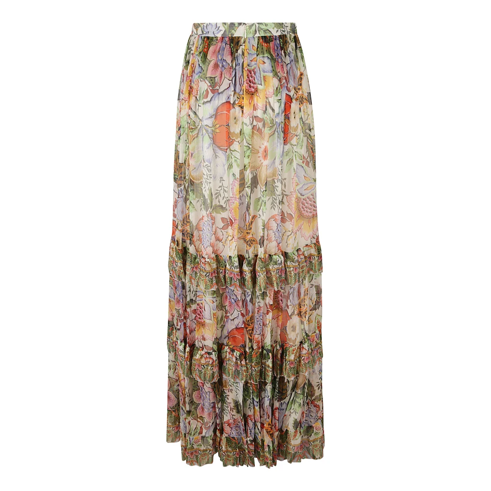 ETRO Gedrukte Lange Rok in Multikleur Multicolor Dames