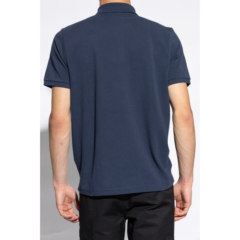 Moose Knuckles Polo Shirts Blue Heren
