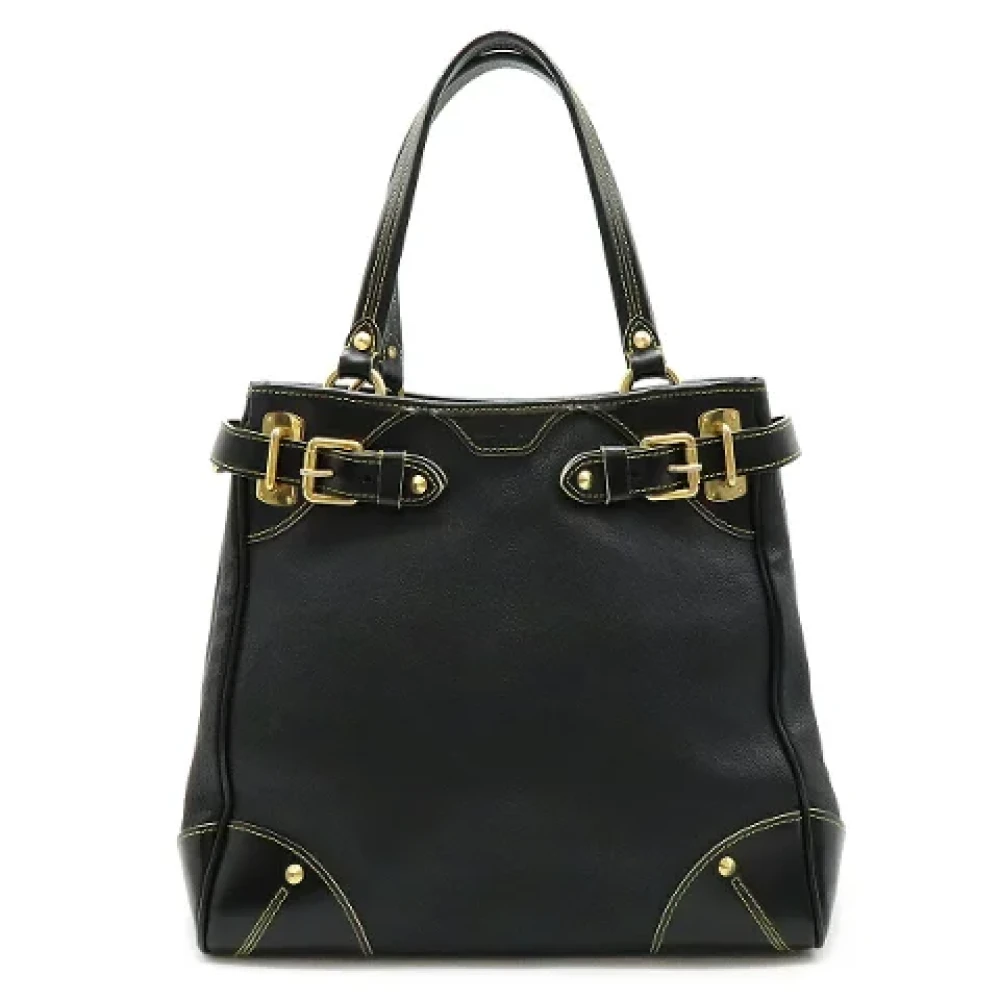 Louis Vuitton Vintage Pre-owned Leather totes Black Dames