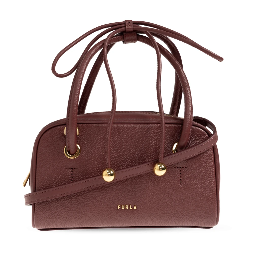 FURLA handbag Poppy Mini Dome Bag Red Apple - Image 2