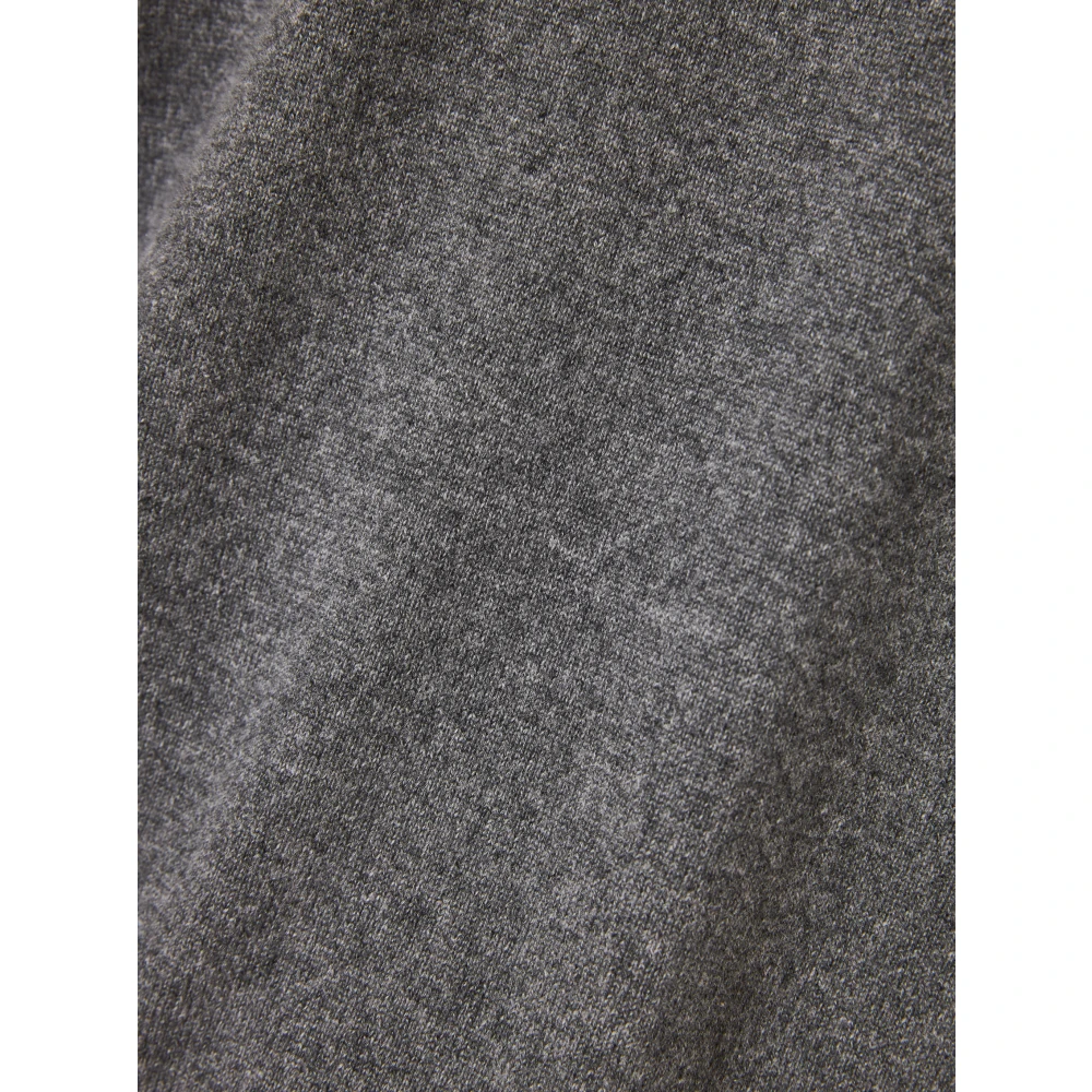 Colombo Luxe Kid Cashmere Crew-Neck Sweater Gray Heren