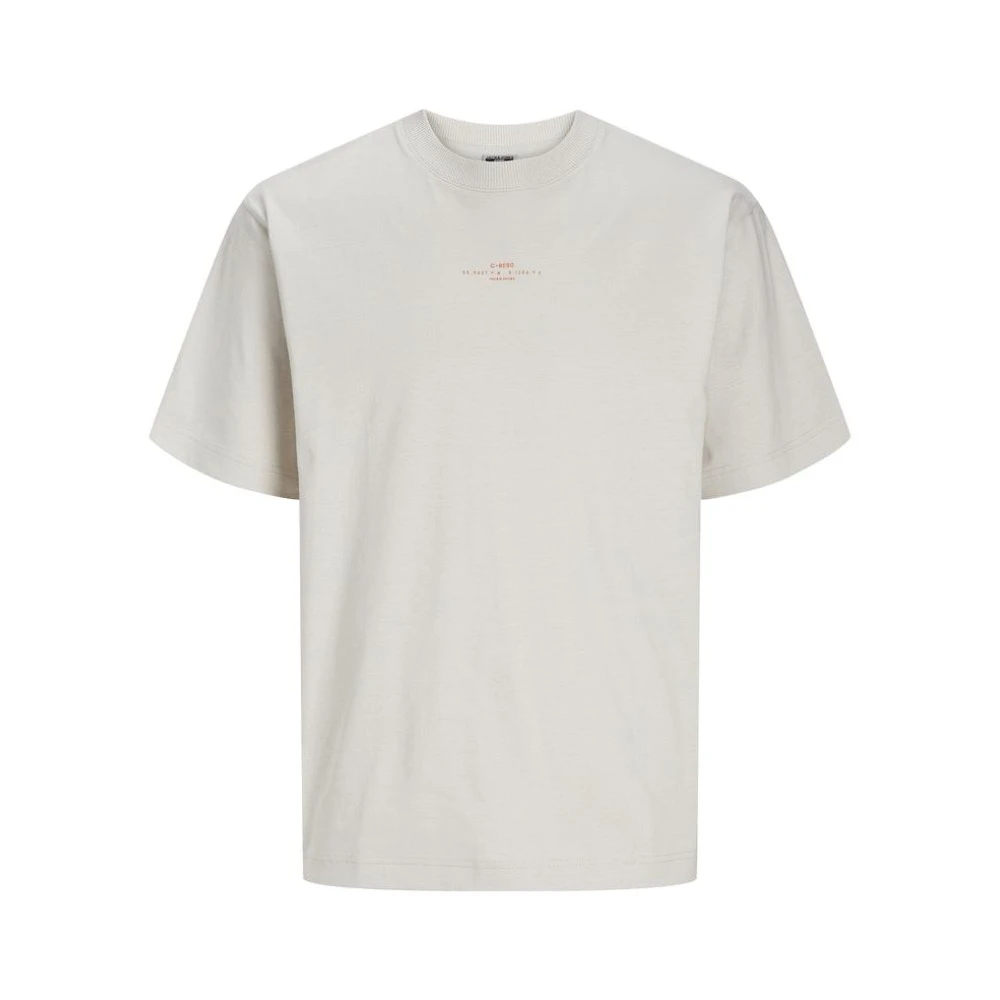 JACK & JONES CORE T-shirt JCOSOLARRIZE met backprint moonbeam