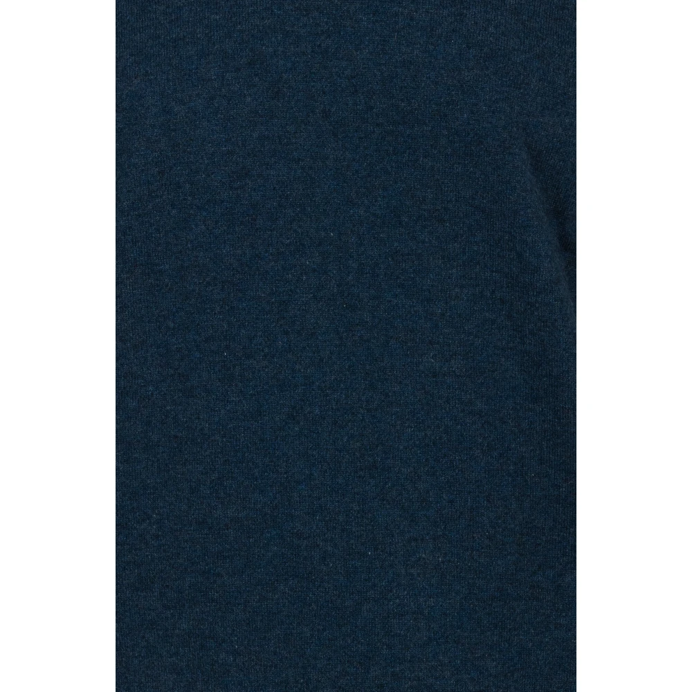 Gran Sasso Blauwe Trui Paricollo Blue Heren
