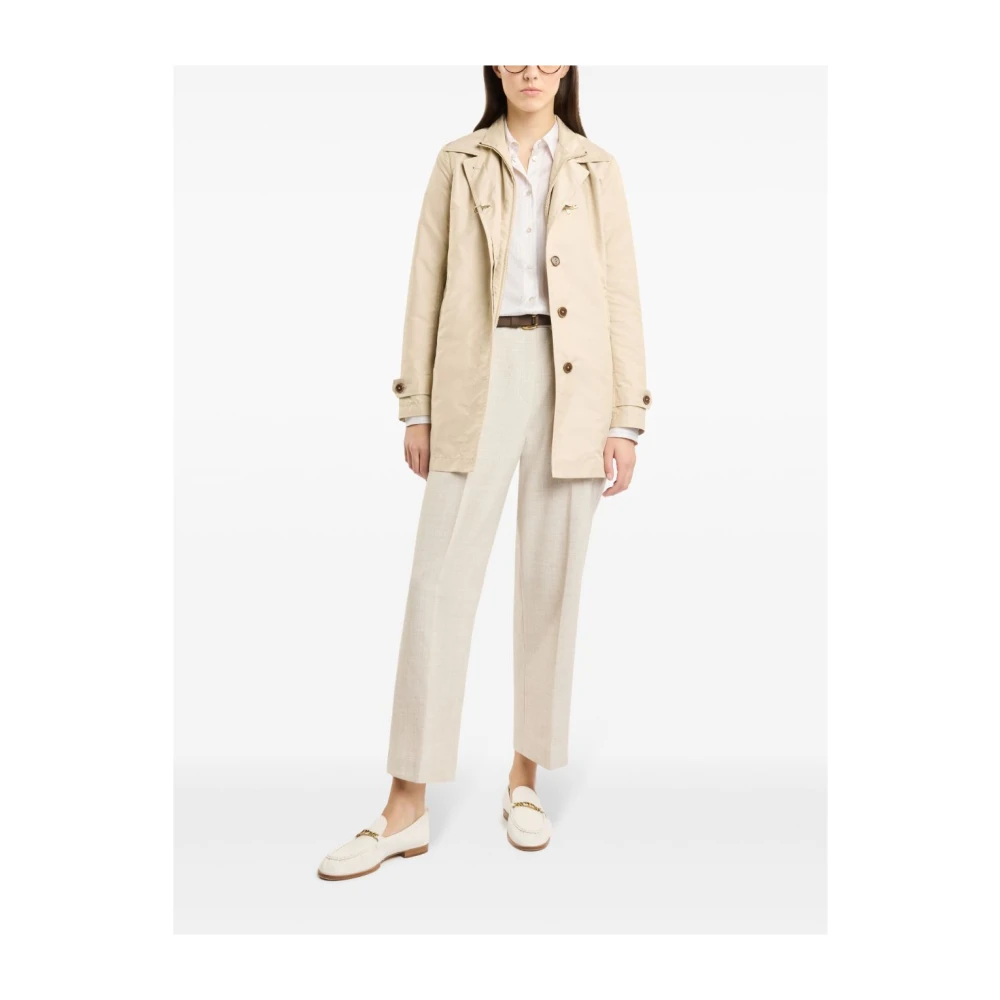 Fay Beige Jas Dames Buitenkleding Beige Dames