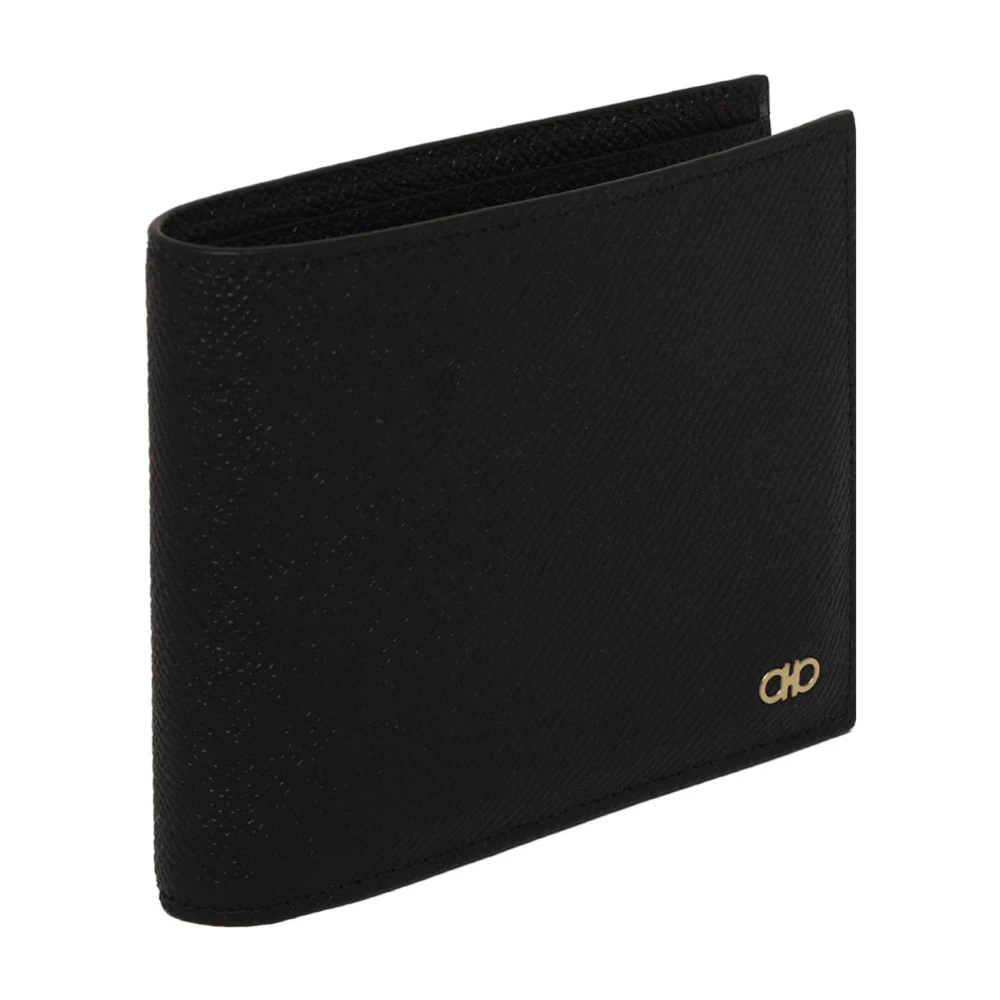 Salvatore Ferragamo Stijlvolle Portemonnees Black Heren