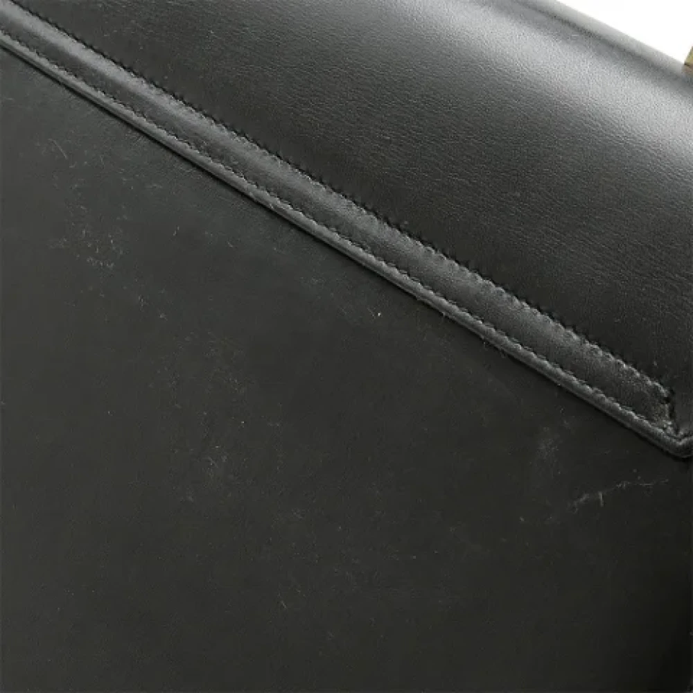 Salvatore Ferragamo Pre-owned Leather handbags Black Dames