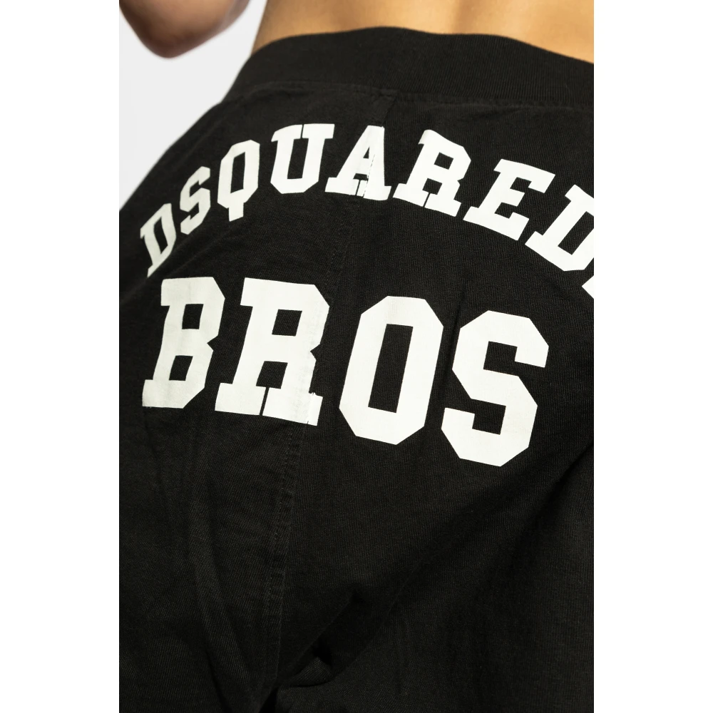 Dsquared2 Broek met logo Black Heren