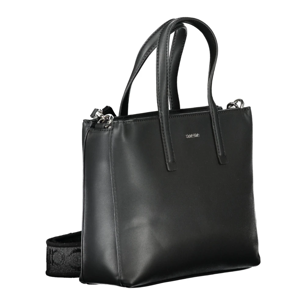 Calvin Klein Zwarte dameshandtas met verstelbare band Black Dames