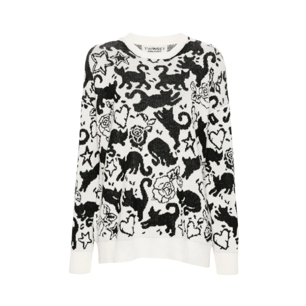 Knitwear > Round-neck Knitwear - - Twinset - Modalova
