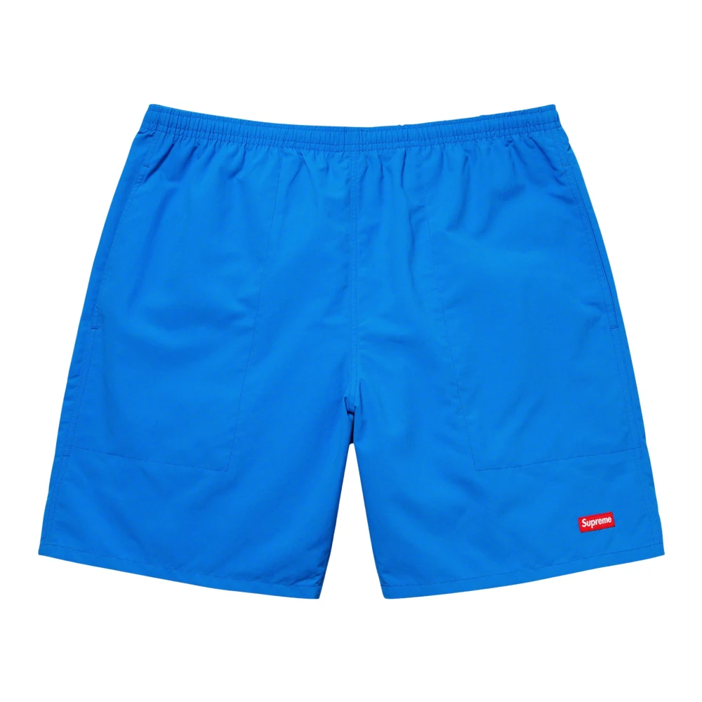 Supreme Blauwe Nylon Zwemshort Limited Edition Blue Heren