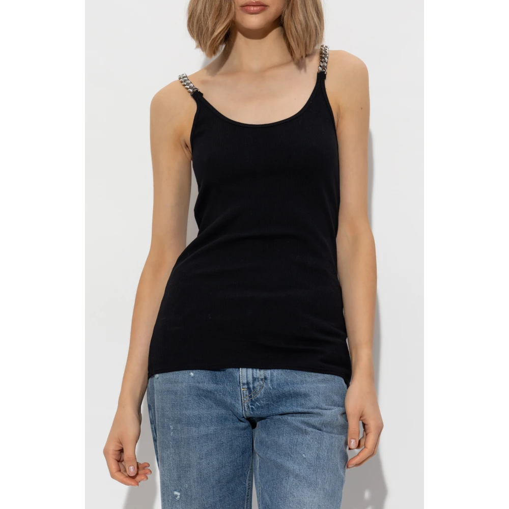 Stella Mccartney Kettingband top Black Dames