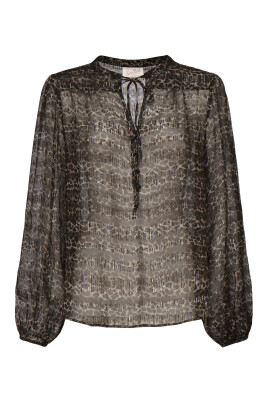 brown-lace-mandarin-collar-shirt