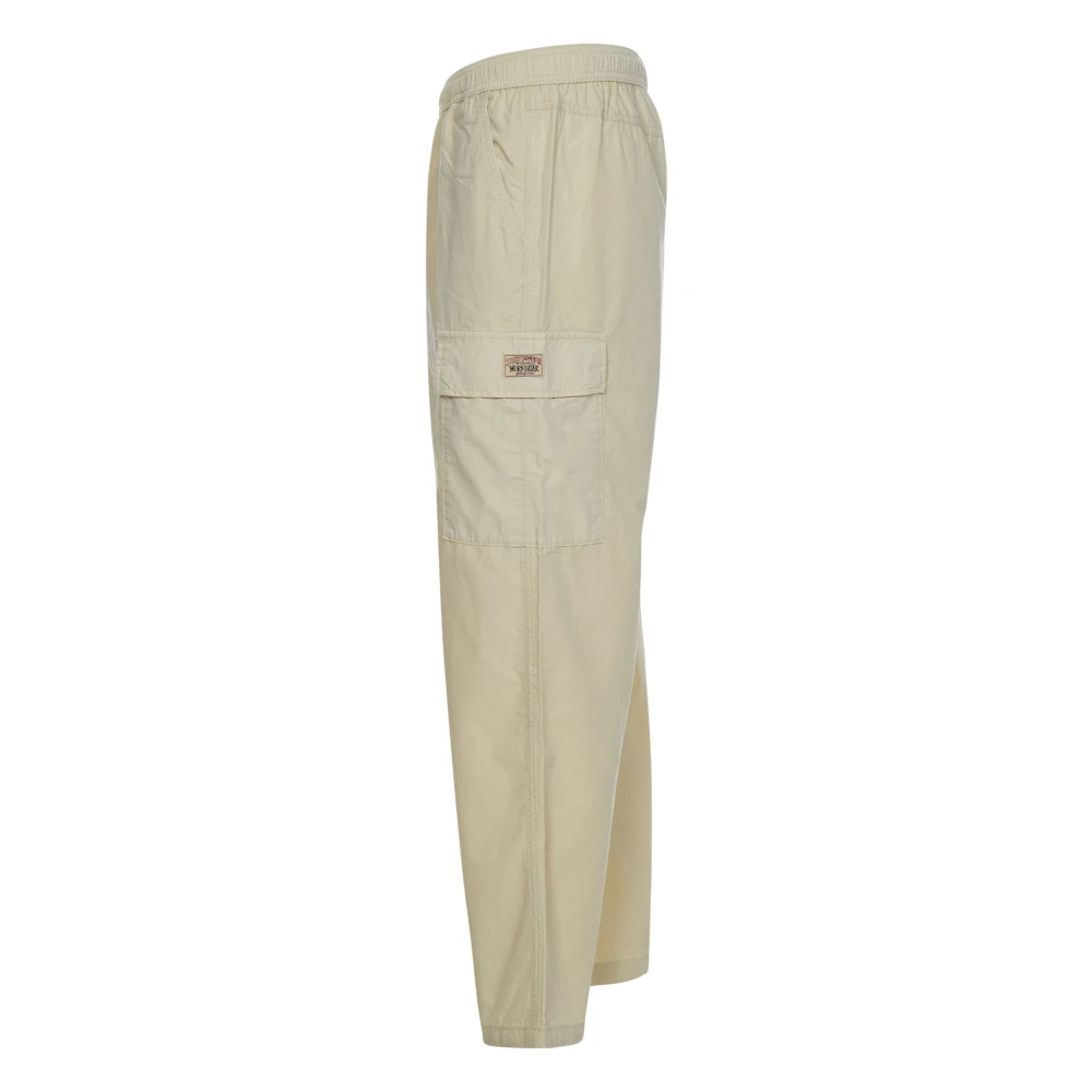 Stüssy Witte Cargo Broek Aw24 Beige Heren