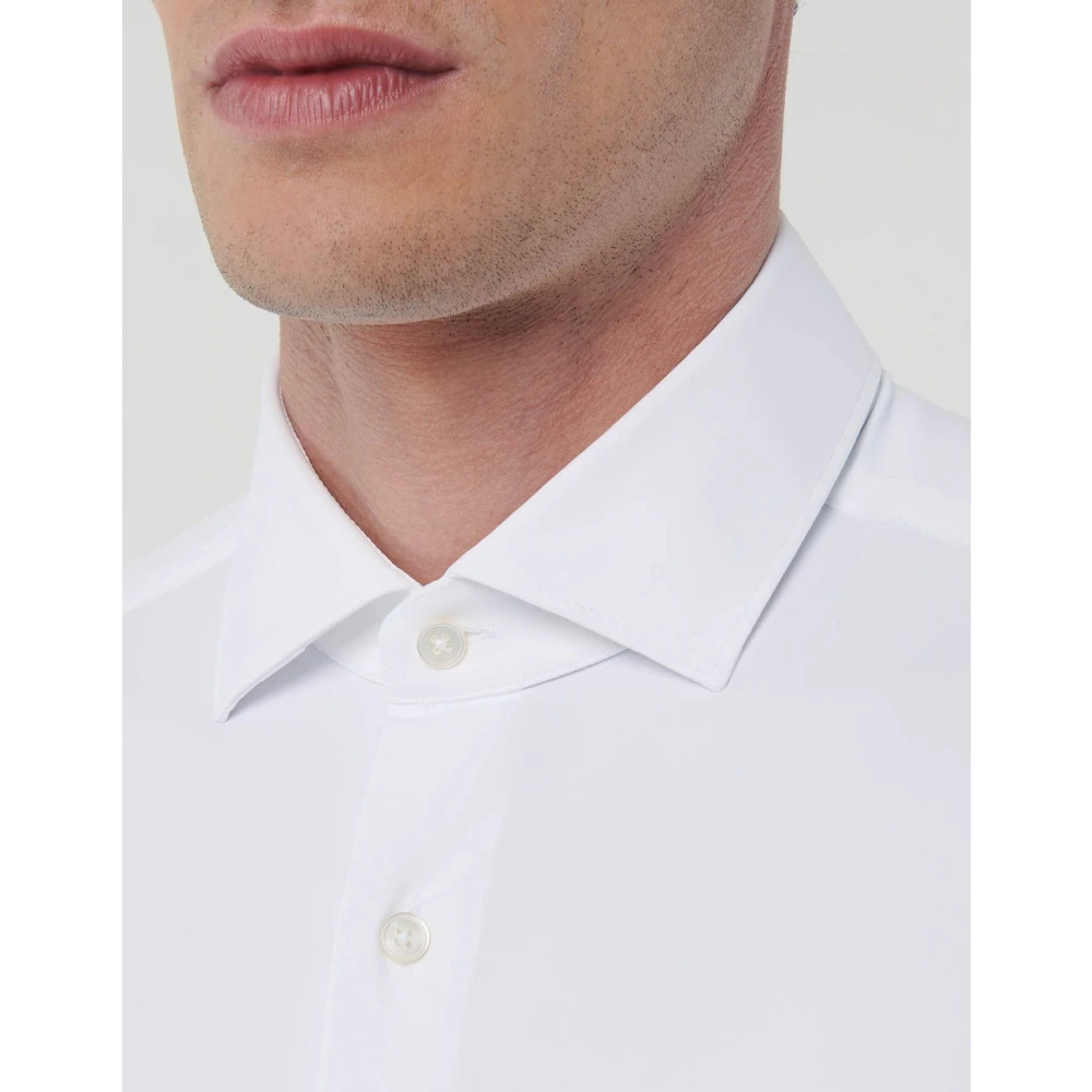 Xacus Witte Overhemd Klassieke Stijl White Heren