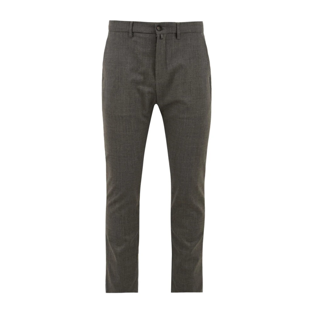 Siviglia Homme Gris - Carducci Pantalon Technique En Laine À Motifs - Pantalons - Taille: W35