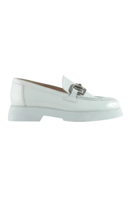 Blå Patentläder Loafers