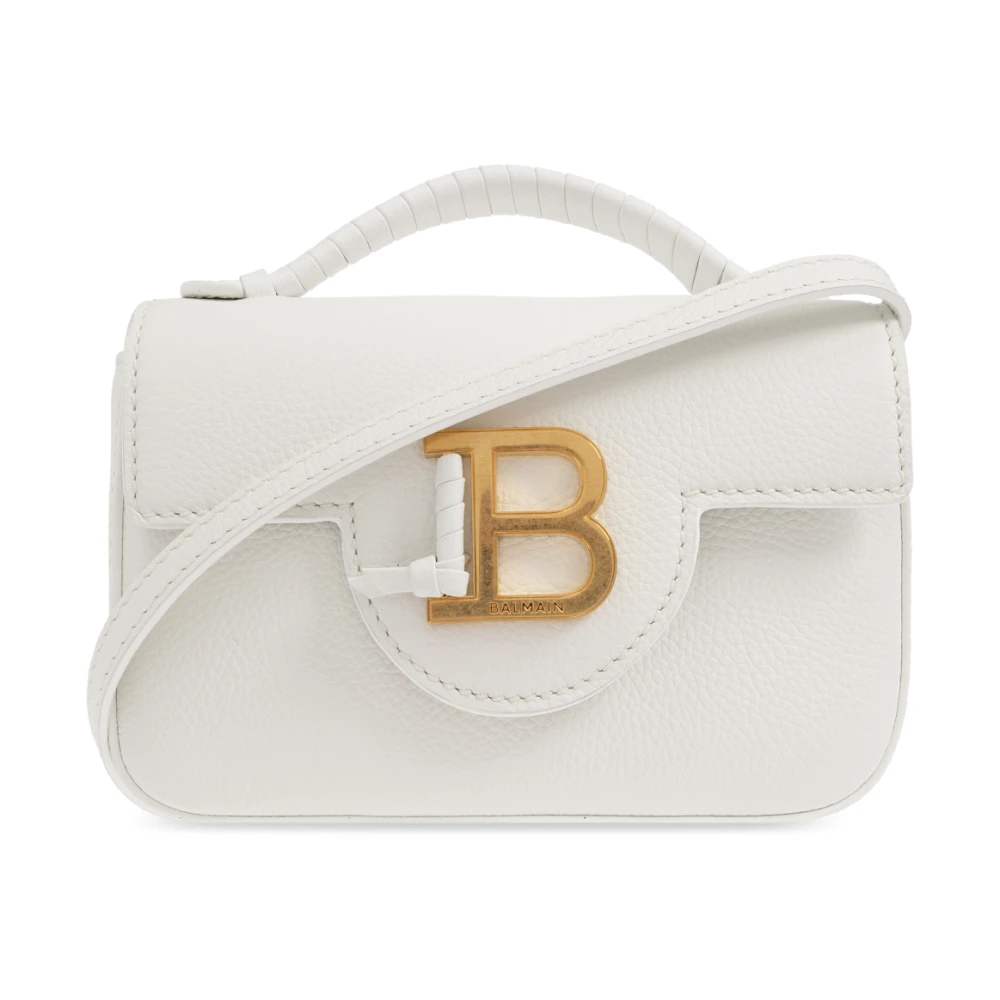 Balmain Handtas B-Buzz 17 Mini White Dames