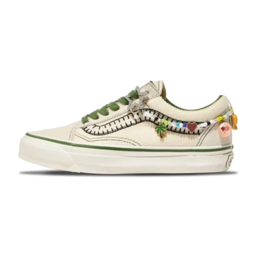 Vans Women's White Sneakers, 7 1/2 Uk, Old Skool 36 Cocona