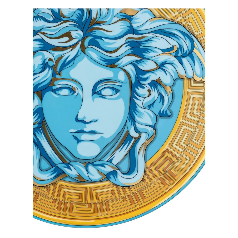 Versace Blauw Plaatskaarthouder Blue Unisex