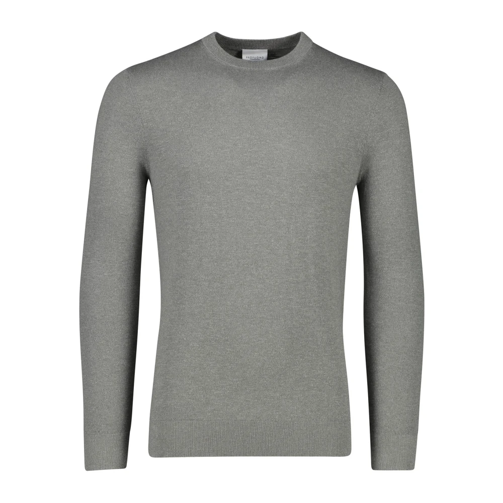 Profuomo Groene Ronde Hals Trui Green Heren