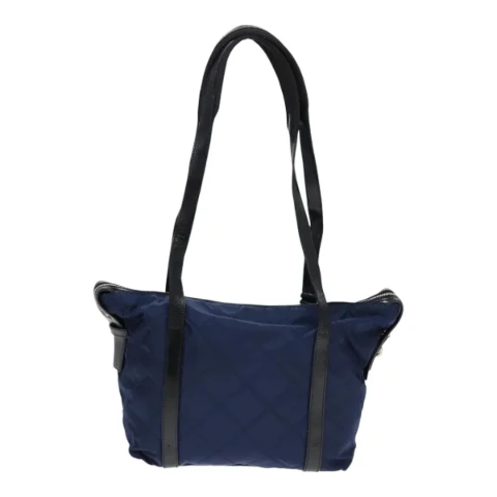 Prada Vintage Pre-owned Fabric prada-bags Blue Dames