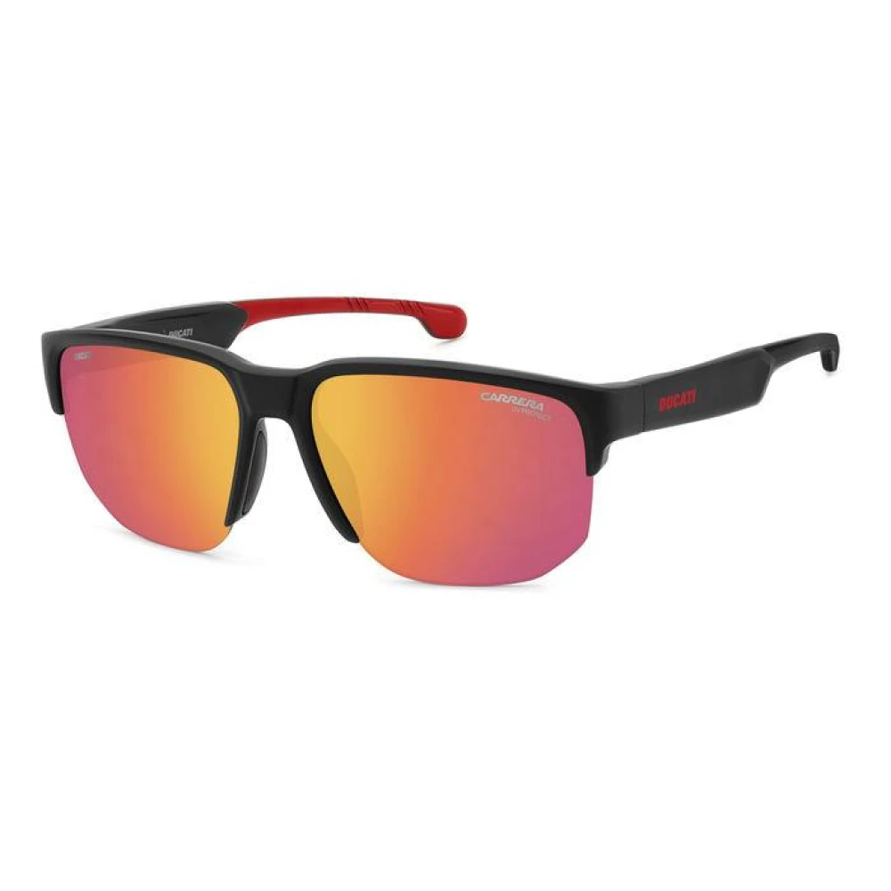 Carrera Ducati Uomo Nero Carduc 028/S Oit/Uz Occhiali Da Sole Plastica Multicolore Squadrata Multistrato - Immagine 2