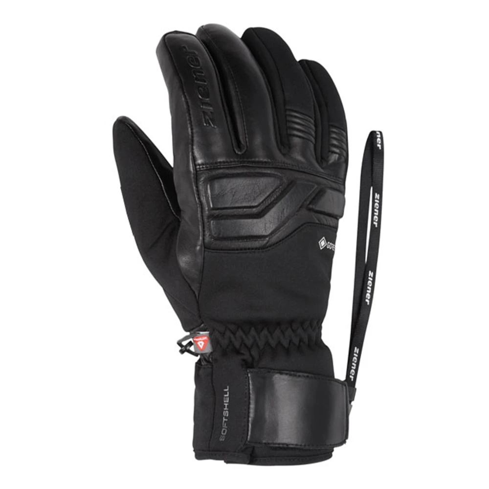 Ziener Zwarte GTX PR Ski Handschoenen Black Heren