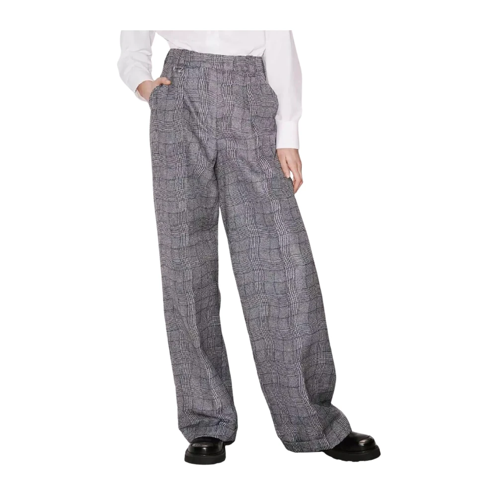 Kenzo Kvinno Grå Byxor Dam, M, Navy Blue Slim Fit Jeans