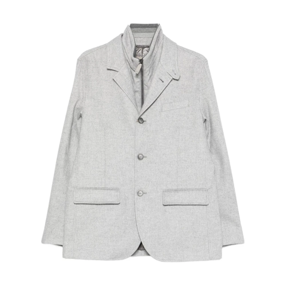 Herno - Jackets > Blazers - Gray - Herno - Modalova