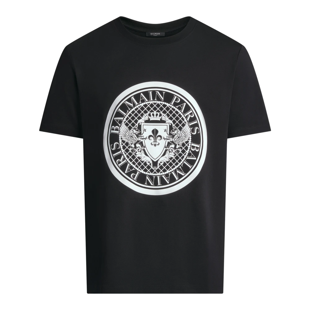 Balmain Uomo Nero - T-Shirt Girocollo - Tops - S