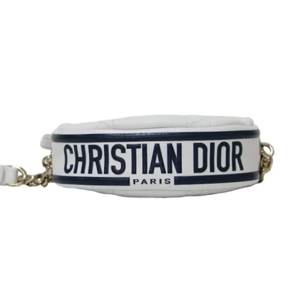 Dior Vintage Pre-owned Leather dior-bags White Dames