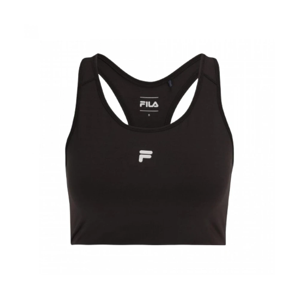 Fila Polyester Tanktop Interlock Mat Black Dames
