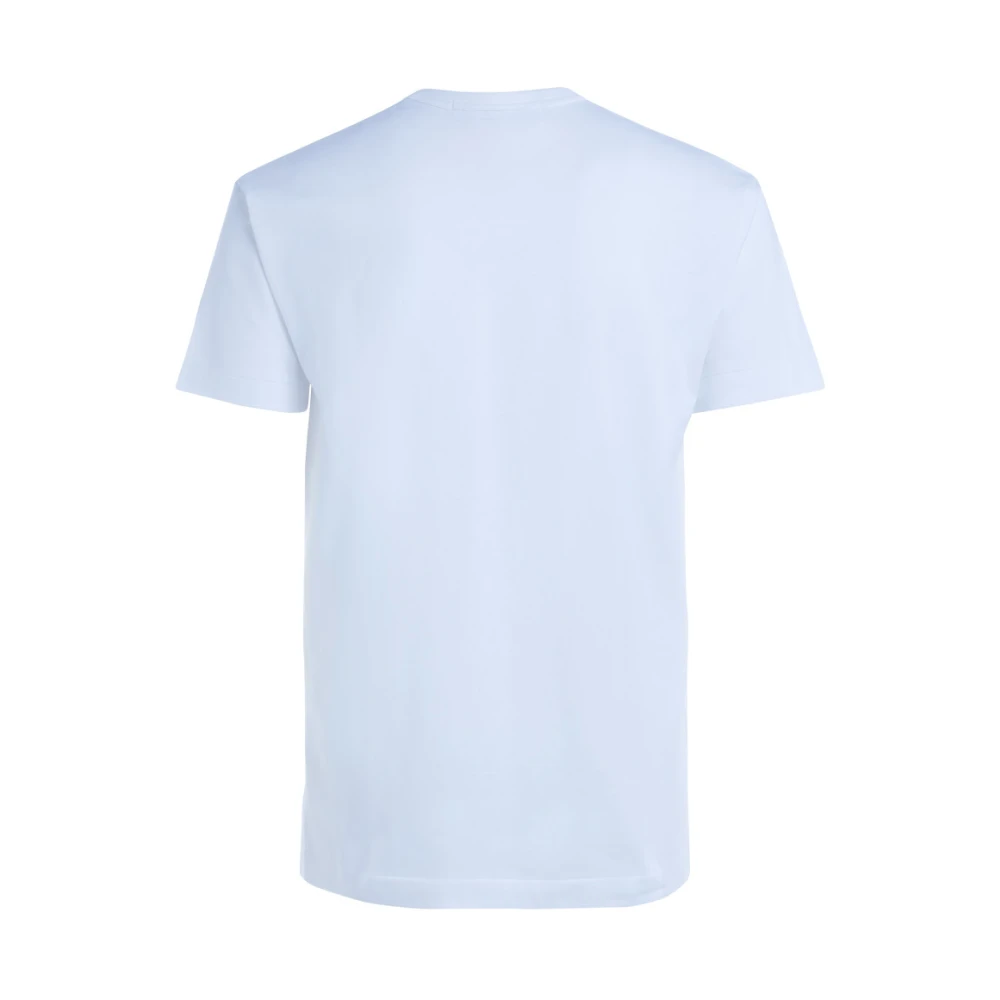 Comme des Garçons Play Witte Crewneck T-shirt White Heren