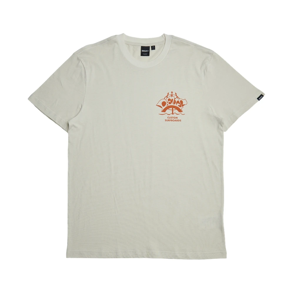 Deus Ex Machina Vintage White Sound Off Tee White Heren