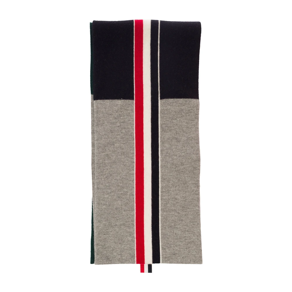 Thom Browne Multicolor Gestreepte Wollen Sjaal Multicolor Heren