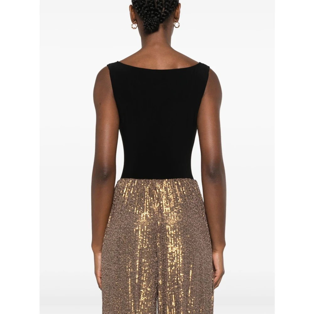 Norma Kamali Zwarte Top Ware Black Dames