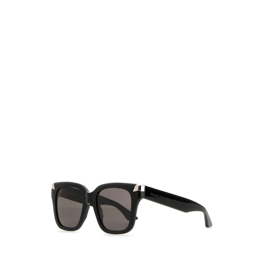 Alexander Mcqueen Women's Black Stylish Punk Rivet Sunglasses