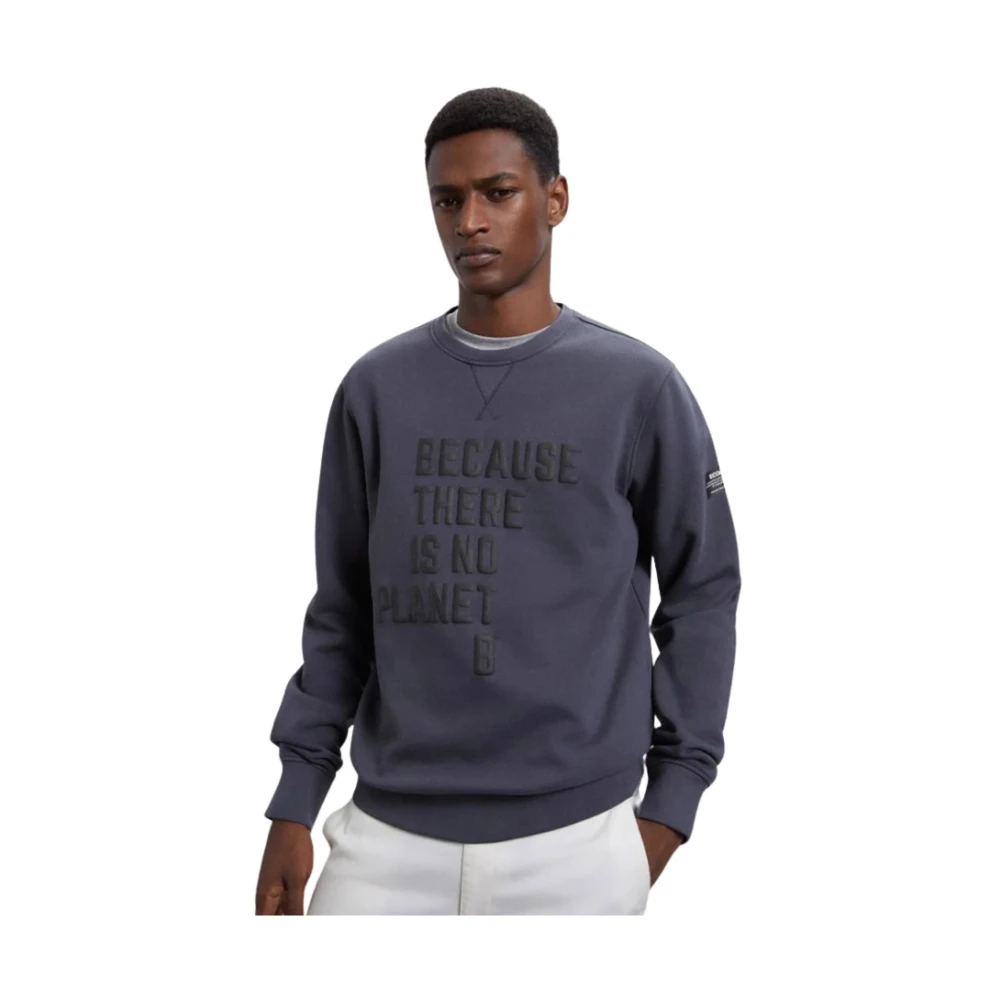 Ecoalf Heren Sweatshirt van Gerecycled Katoen Gray Heren