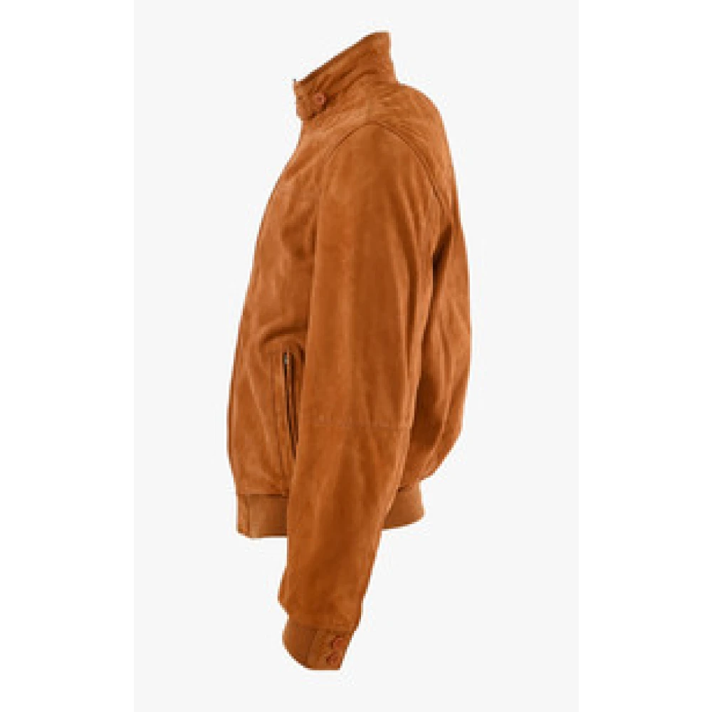 La Canadienne Velours Comfort Jas Cognac Brown Heren