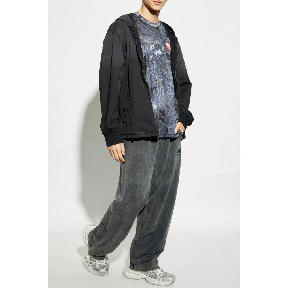 Diesel T-shirt T-Boxt-R12 Blue Heren